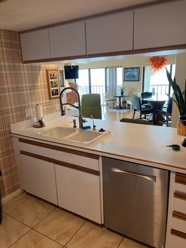 View of Living area from Kitchen - 443 Mariner Dr