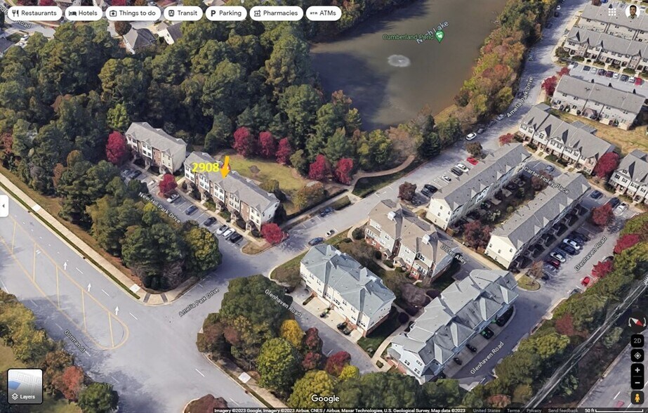 Cul de sac home and backing to trees/lake - 2908 New Hill Park Rd