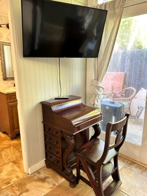 Mahogany writing desk is second Master Bedroom - 68 -287 Crozier Loop