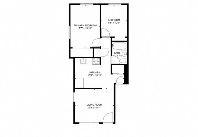 Floorplan - Fernrock Apartments