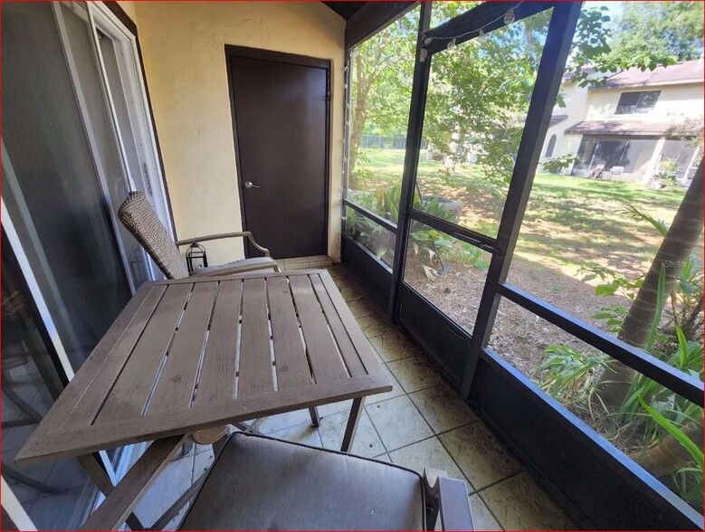 Rear Porch and Storage Room Door - 2735 SW 35th Pl
