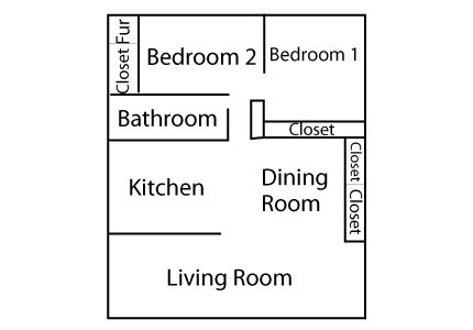 2BR/1BA - Casa del Sol Apartments