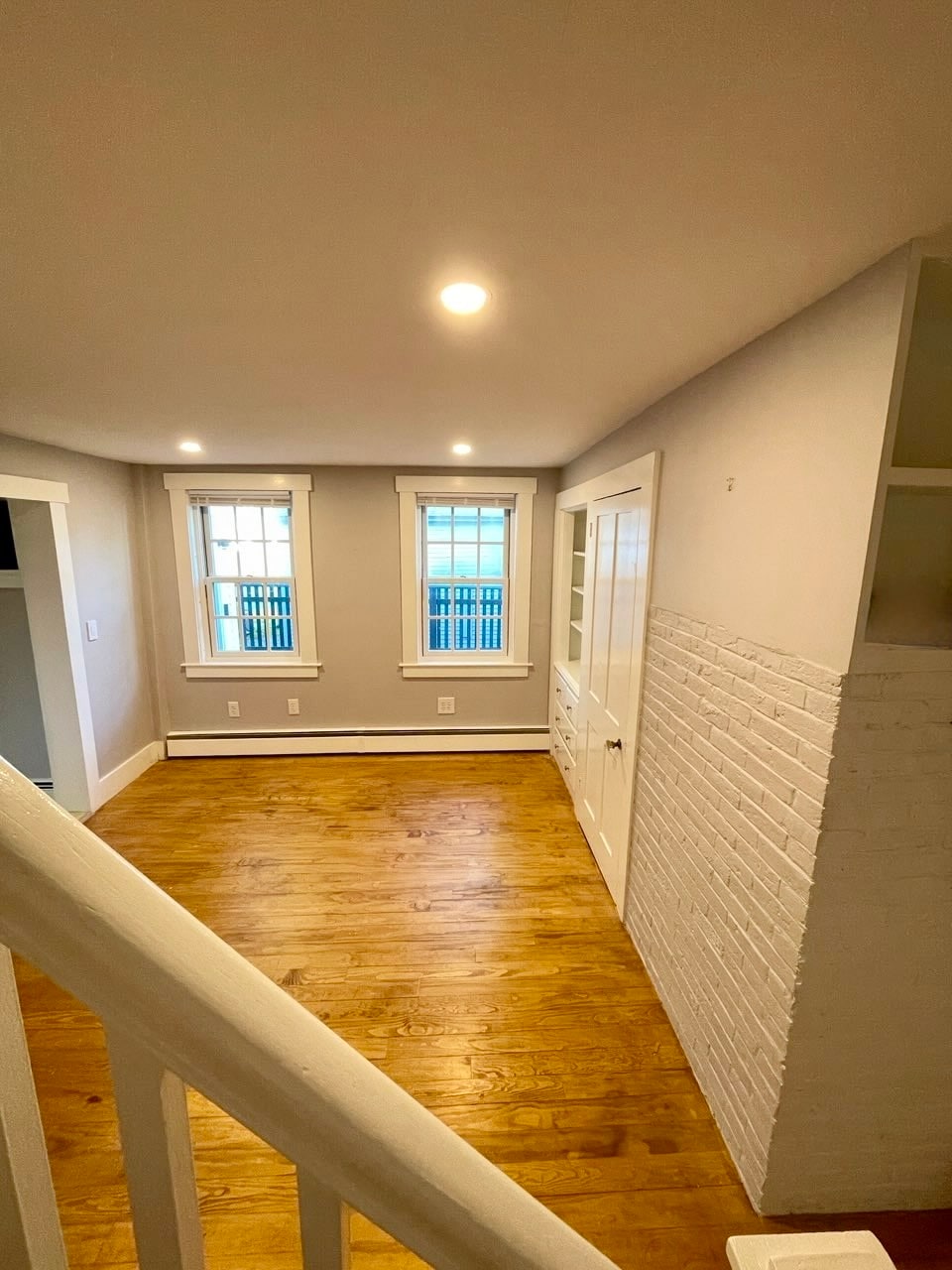 Another view of the dining room/home office from the stairs. - 20 Chapel St