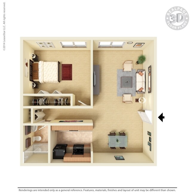 Floorplan - Gaslight Apartments