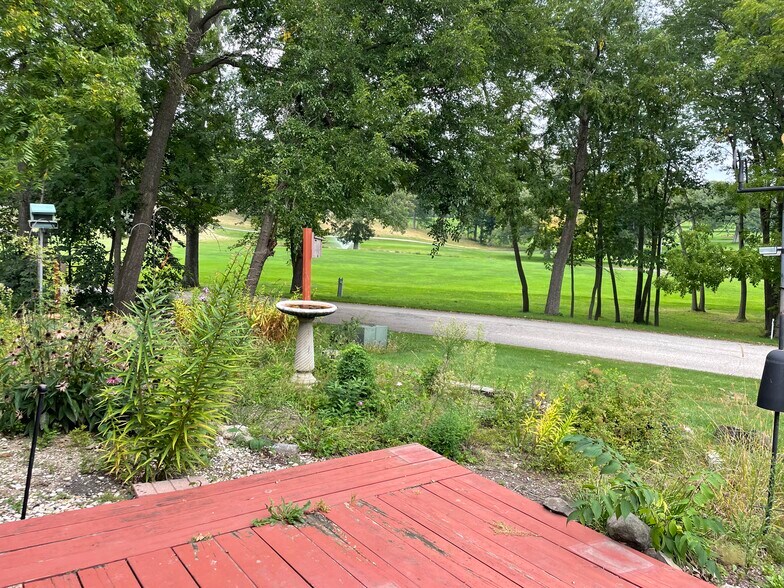 View of golf course from deck - W7698 Koshkonong Lake Rd