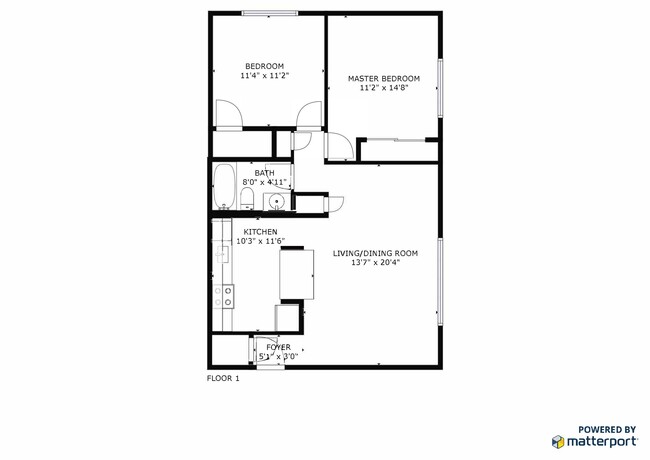 FLOOR PLAN - 1221 W Washington St