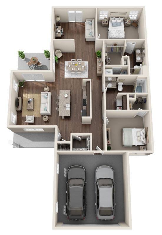 Floorplan - Redwood Obetz