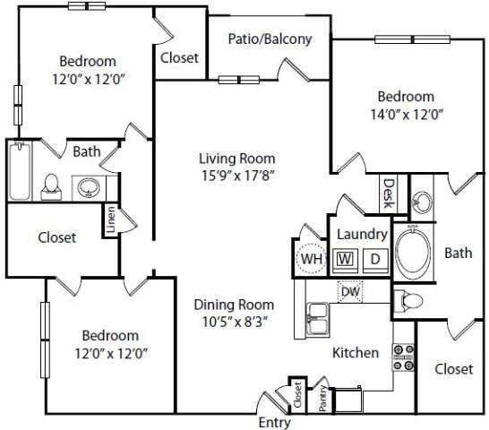 Floorplan - The Villas at Shadow Creek