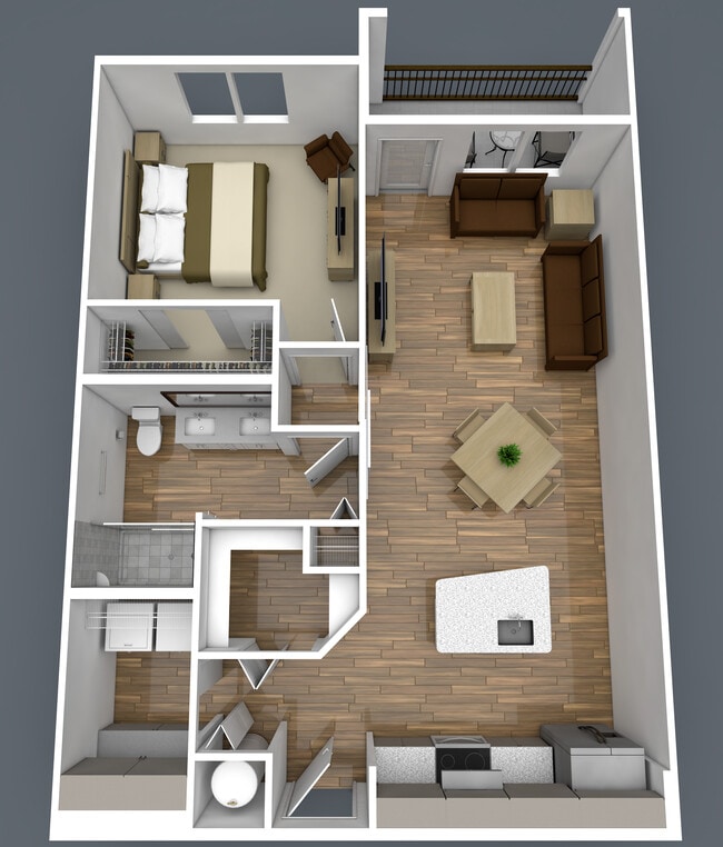 Floorplan - Centre Pointe Apartments