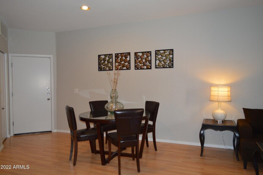Inside condo dinning area - 1701 E Colter St