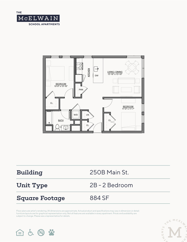 Floorplan - The McElwain School Apartments