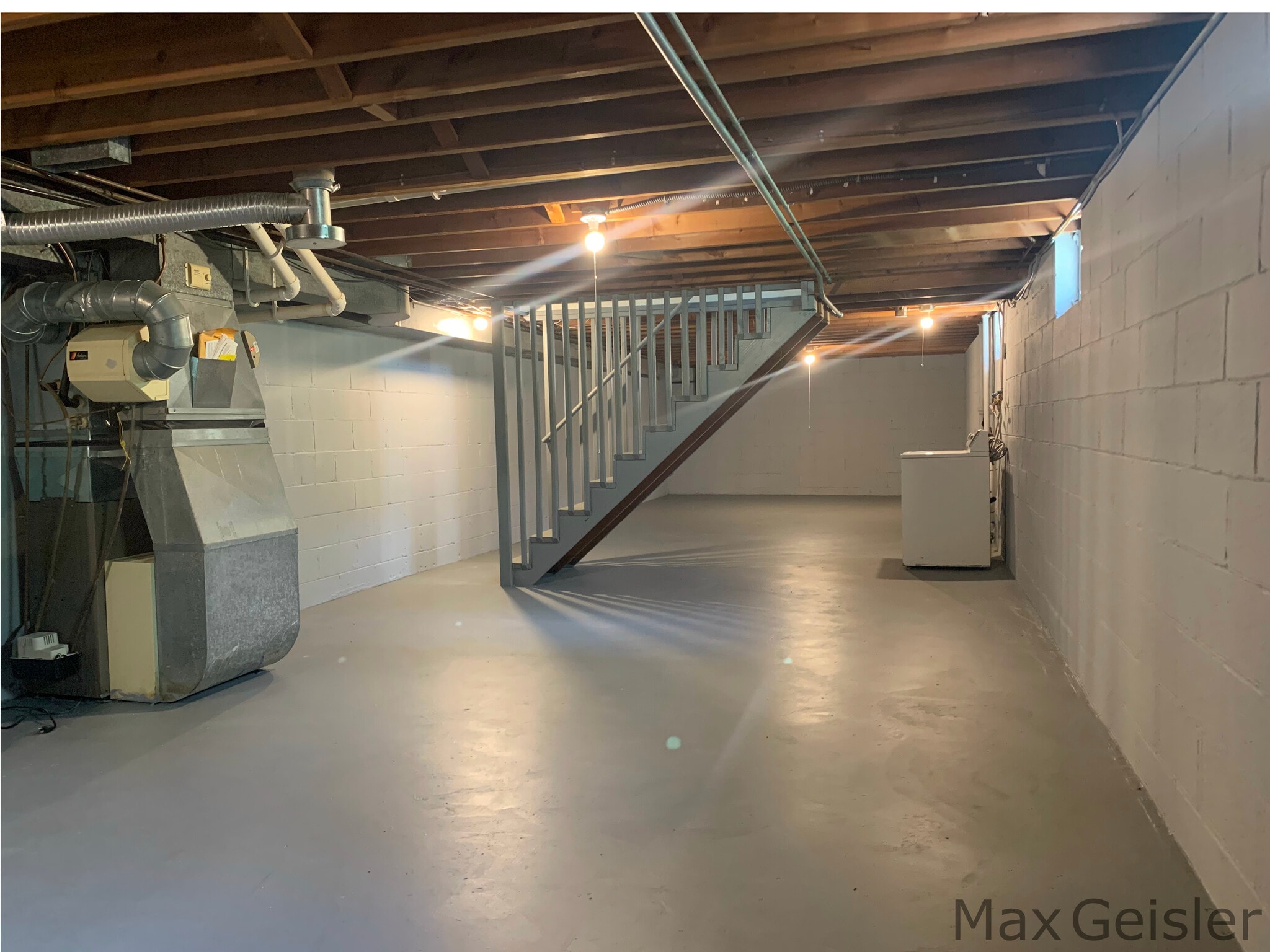 Basement viewed from southwest corner. - 404 12th Ave N