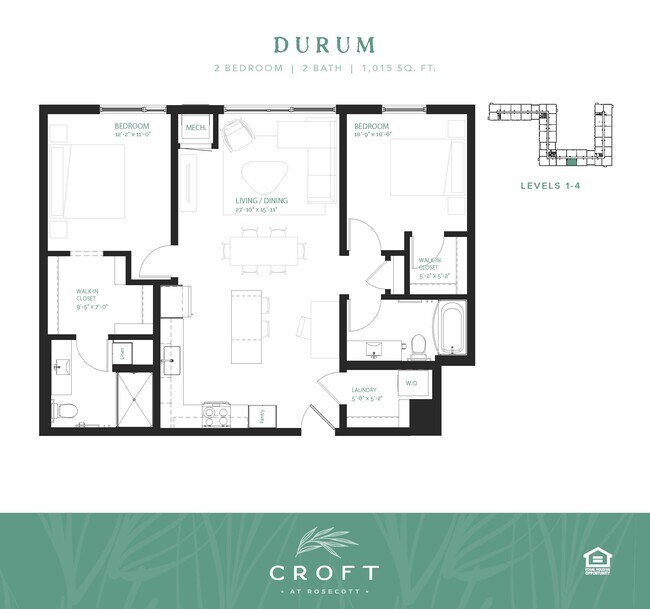 Floorplan - Croft at Rosecott