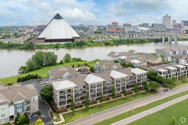 Aerial Photo - Rivertown on the Island
