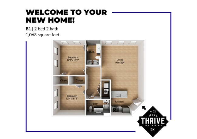B1 Floor Plan - Thrive Jenks