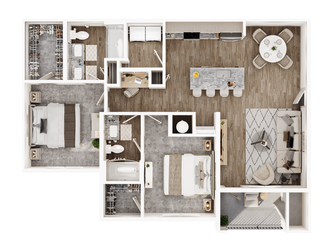 Floorplan - Argento at Three86