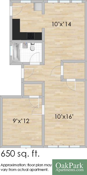 Floorplan - 326-334 S. Austin Blvd.