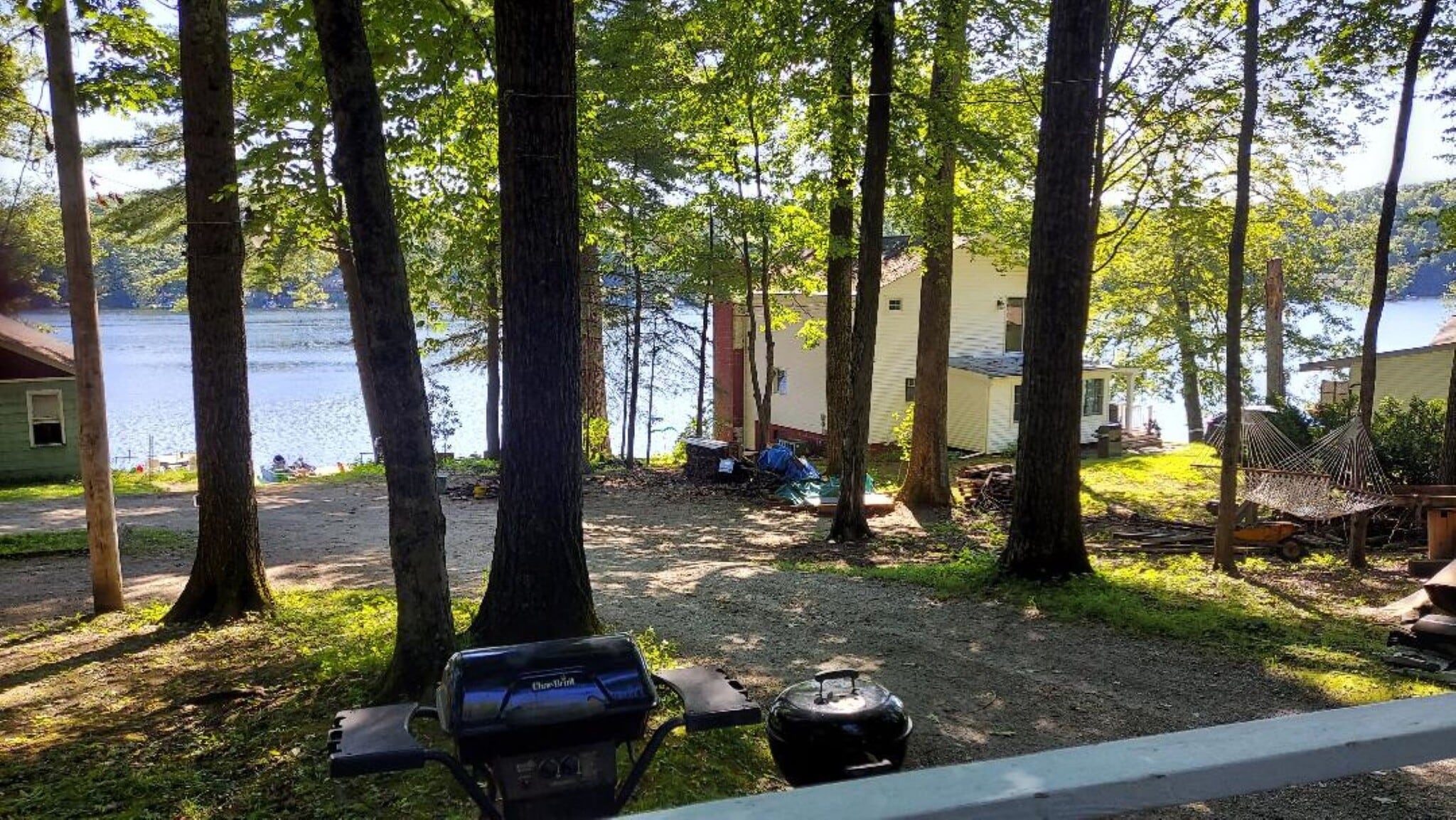view of Glen Lake from deck - 18 Jay Rd E
