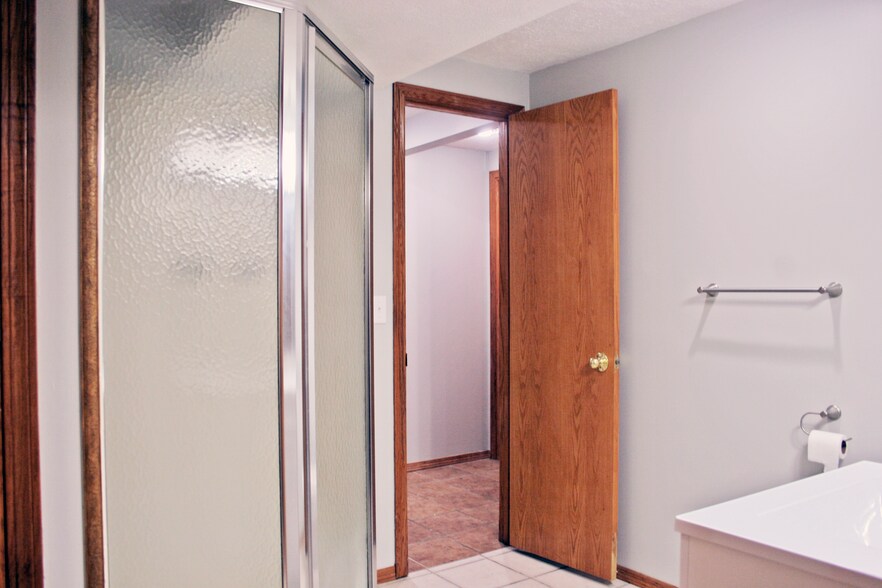 Basement Bathroom N Wall - 8918 E Hurst St