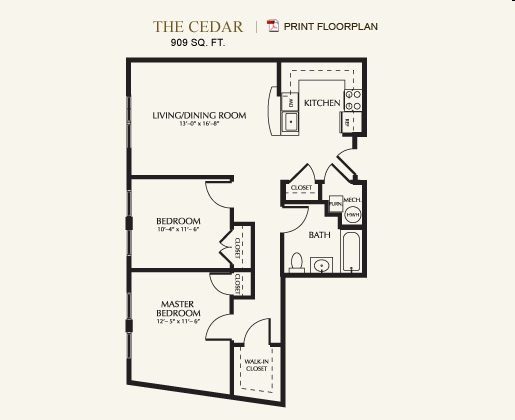 The Cedar - The Pines at Tinton Falls