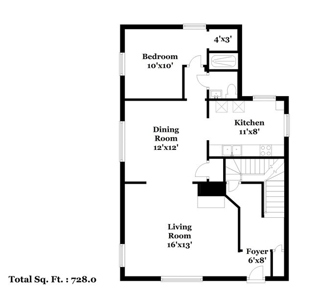 Floorplan - 1315 Washtenaw Ave