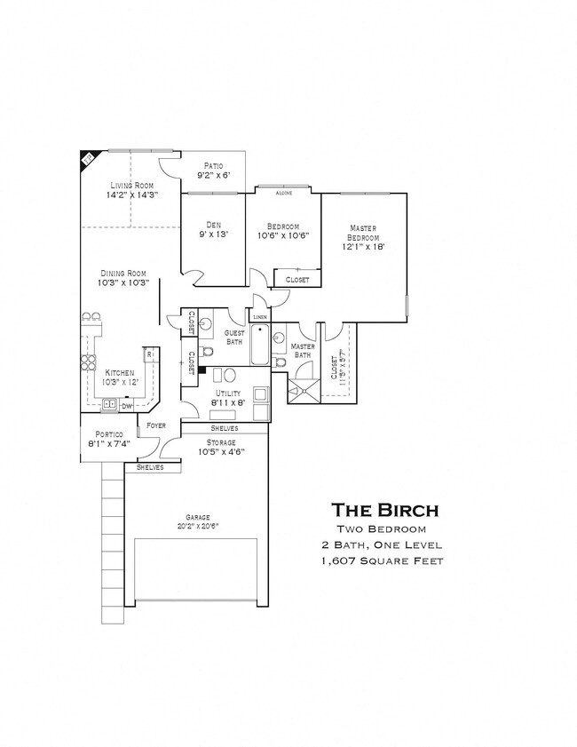 Floorplan - Cedar Pointe Townhomes