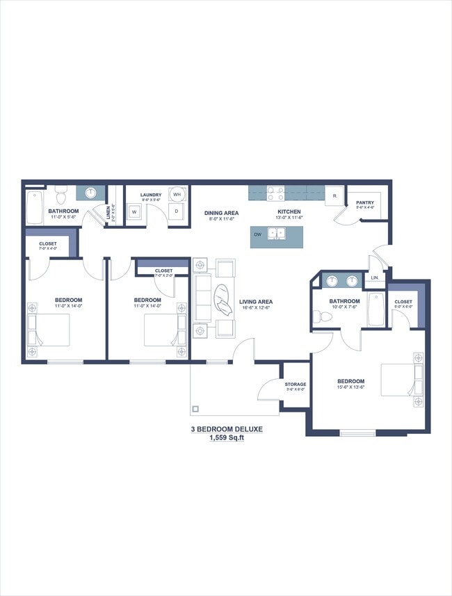 Floorplan - Glengrove Apartments