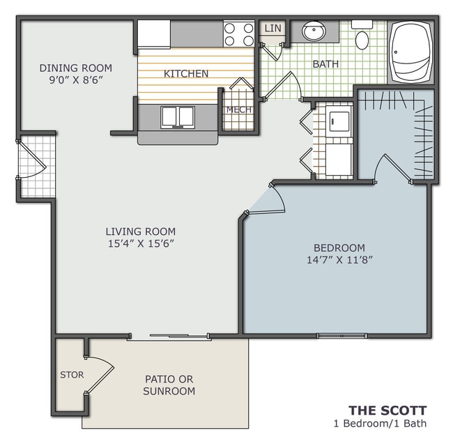 Floorplan - Austin Chase Apartments