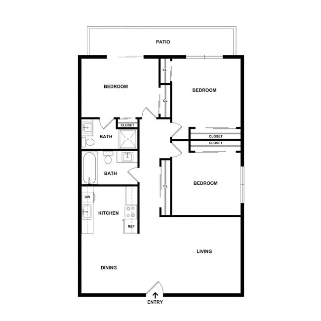 Floorplan - Vivante Apartments