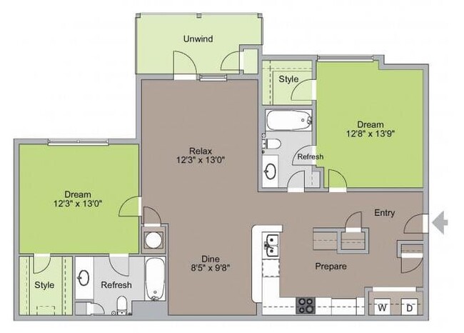 Floorplan - Ansley at Roberts Lake