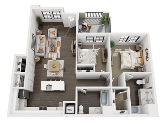 2 Bedroom 2 Bathroom - Tempranillo