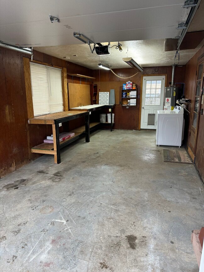 Built in Work Bench with Heat Lamp Overhead - 3900 W 11th St
