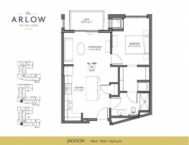 Floorplan - The Arlow on Kellogg