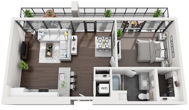 Floorplan - 1000 Speer by Windsor