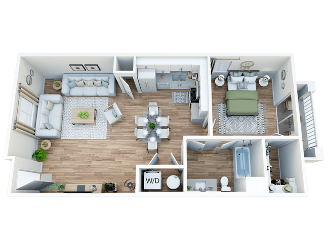 Floorplan - JB Center Apartments