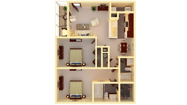 Floorplan - The Quarters on Razorback Road