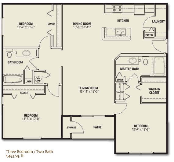 3BR/2BA - The Quarters