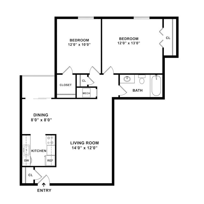 Floorplan - FJC Apartments