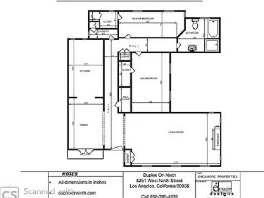 Floor Plan - 5251 W 9th St