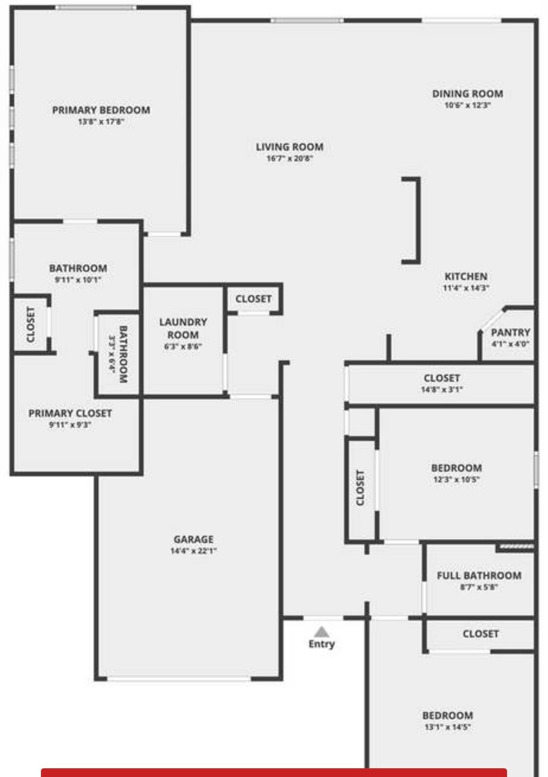 Floor plan - 9260 Rifle St