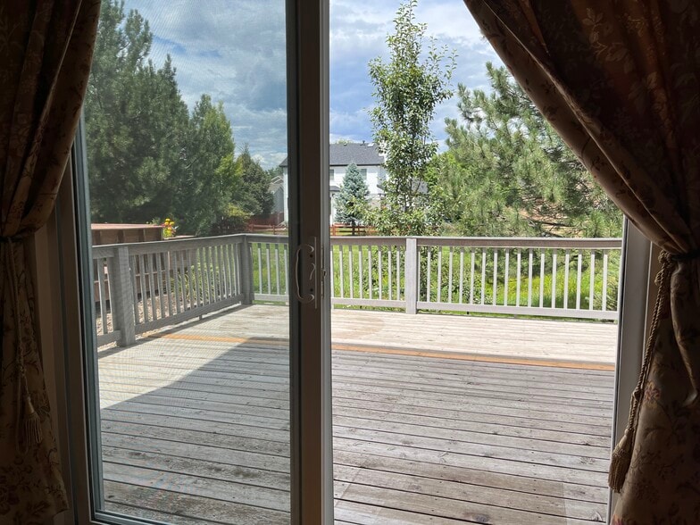 Overlooking deck from dining room - 2232 Sweetwater Creek Dr