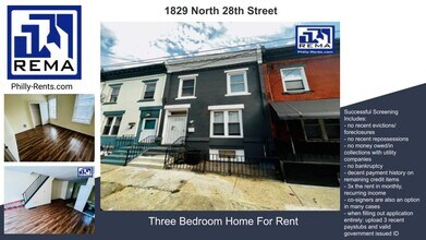 Building Photo - Renovated 3BR/1.5BA North Philly Home with Open Layout & Rear Yard