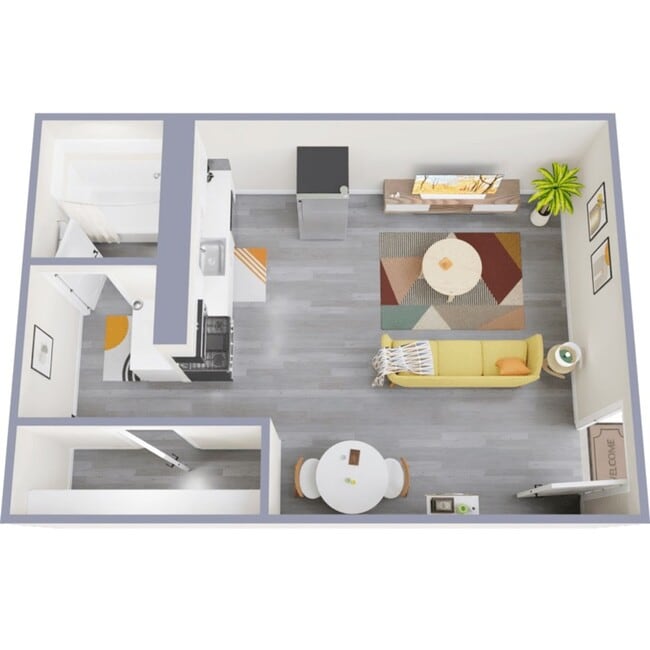 Floorplan - La Cima Apartments