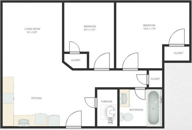 Building Photo - $825 | 2 Bedroom, 1 Bathroom Apartment | N...