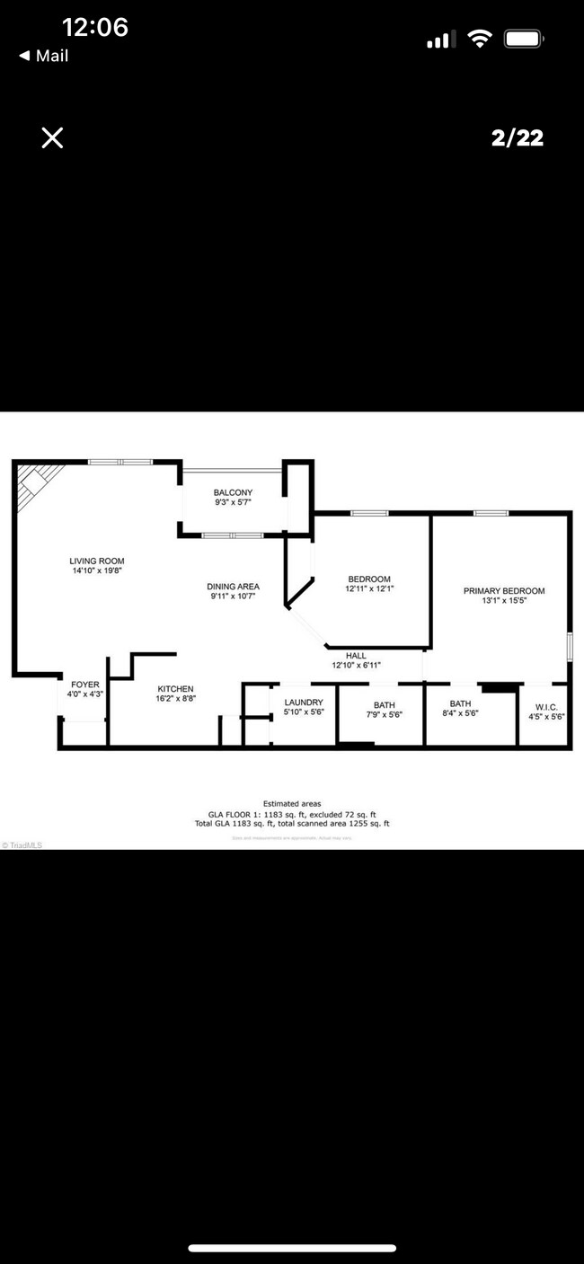 Reverse Floor Plan - 4705 Pennoak Ln