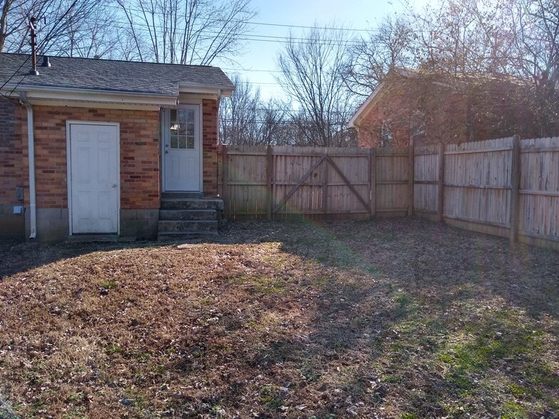 Backyard - 1411 Daniel St