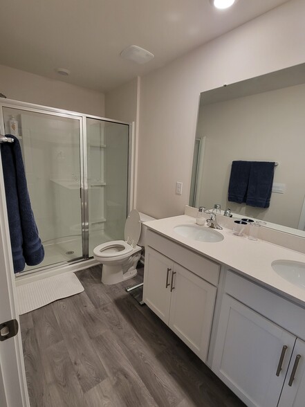 Master bath with walkin shower - 3010 Alibird Cir