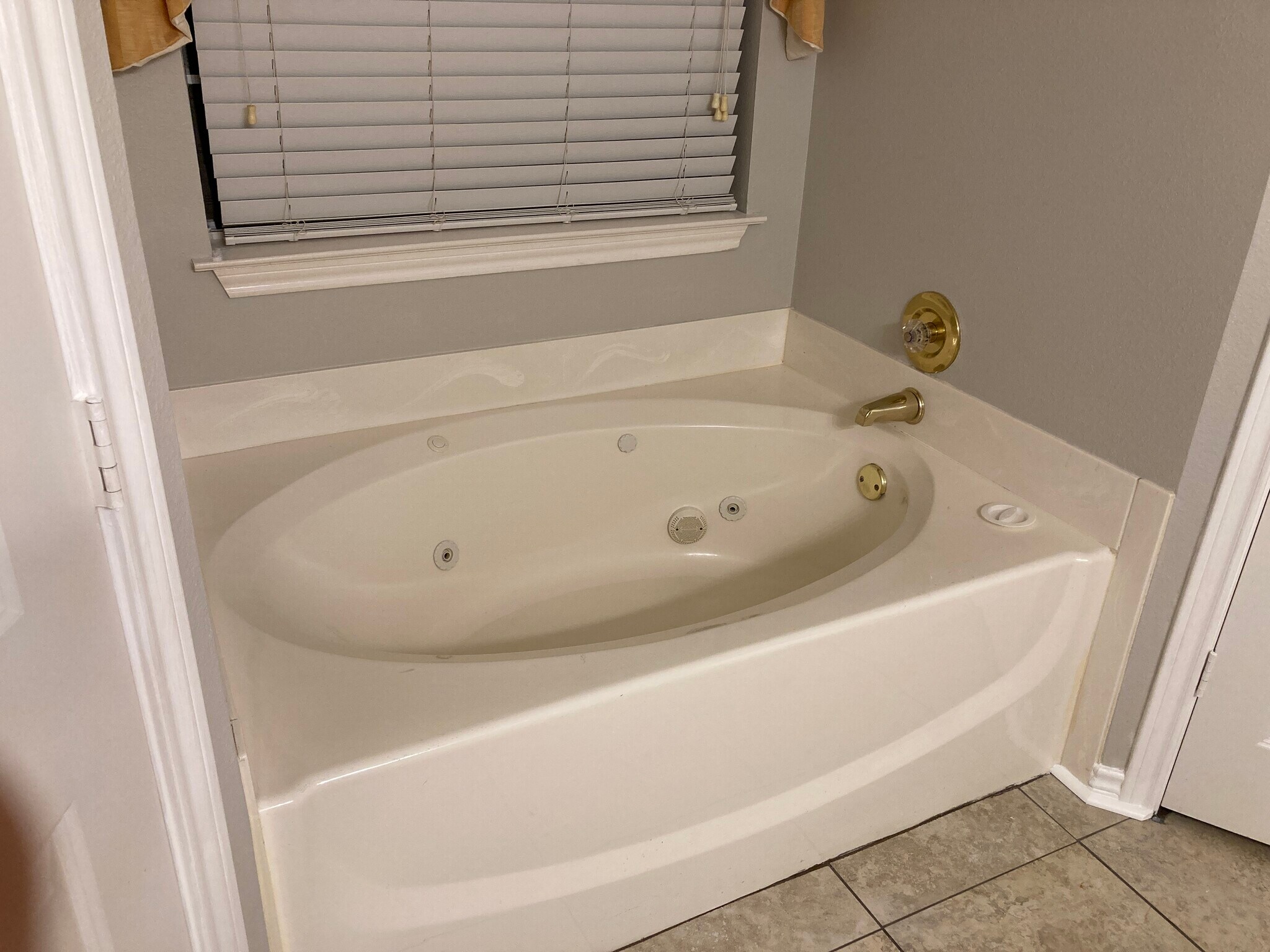 Jacuzzi tub in master bathroom. - 16485 County Road 164