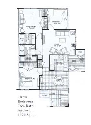 Floorplan - Jeffries' Ridge Apartments