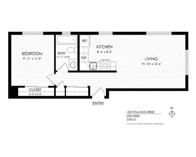 Floorplan - 1536 Williams St